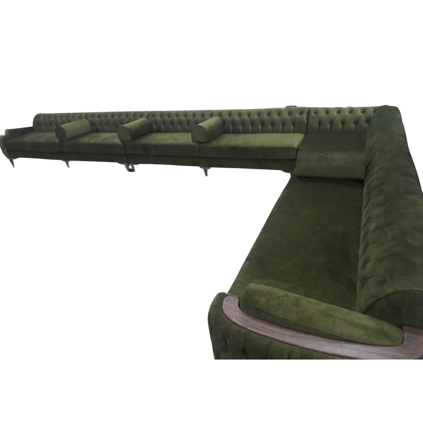 The 'Elysian' Tufted Velvet Sectional