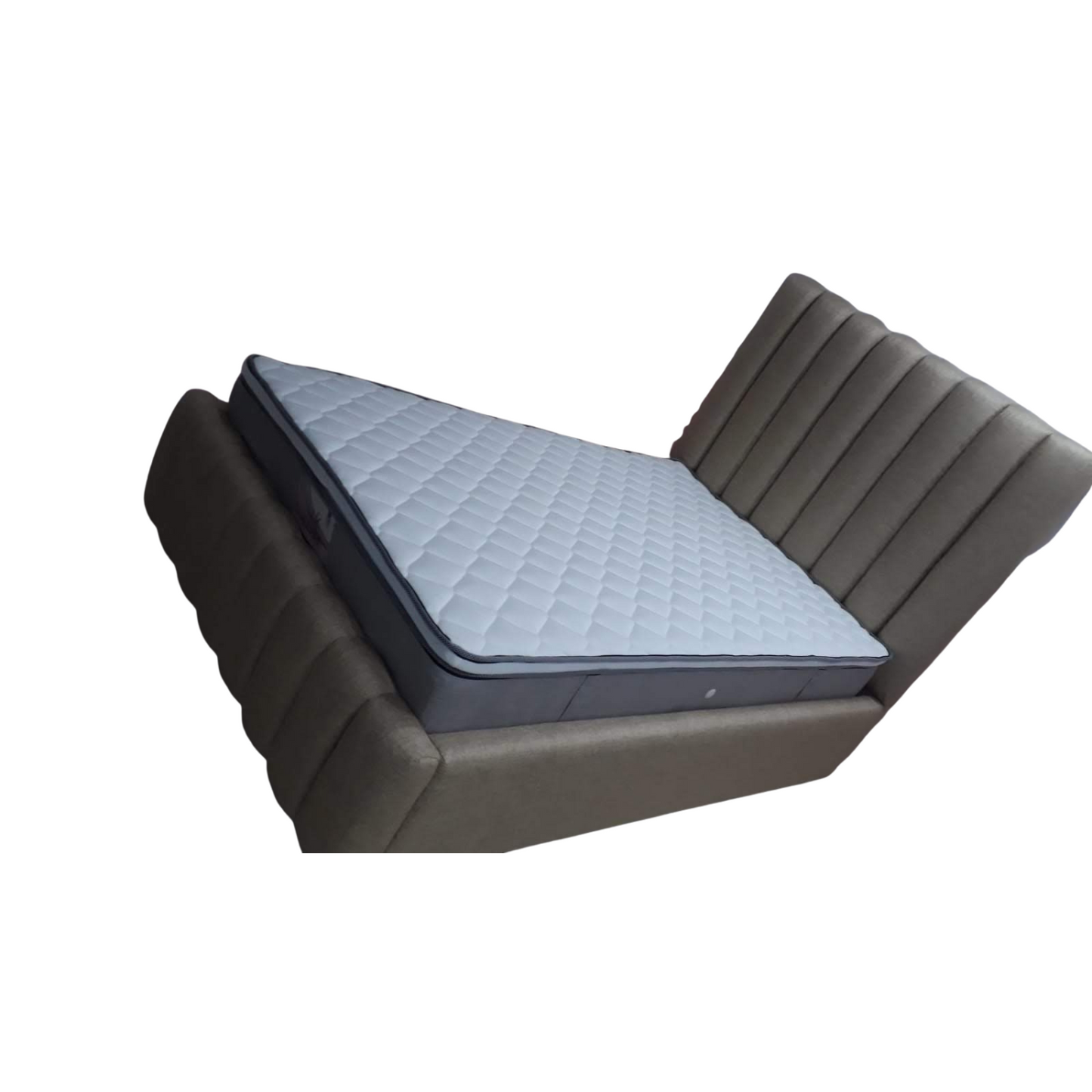 The 'Siena' Channel Tufted Bed
