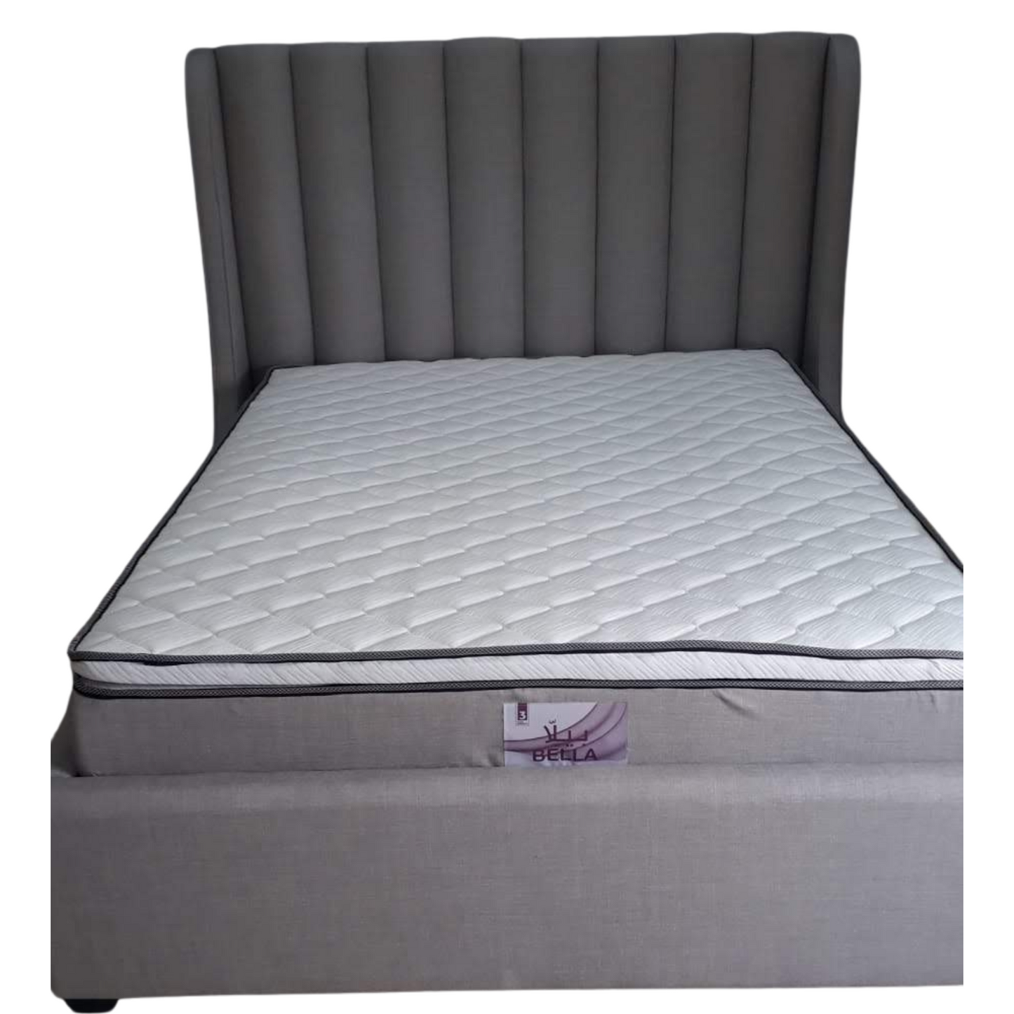 The 'Siena' Channel Tufted Bed