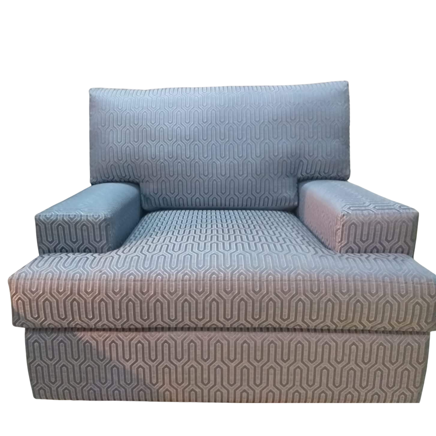 The 'Vesper' Geometric Accent Chair