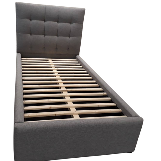 'Loft' Tufted Single Storage Bed