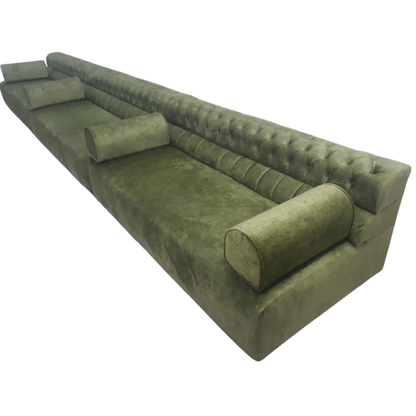 The 'Elysian' Tufted Velvet Sectional