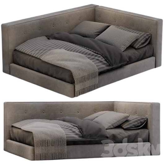 The 'Diwania' Corner Upholstered Bed
