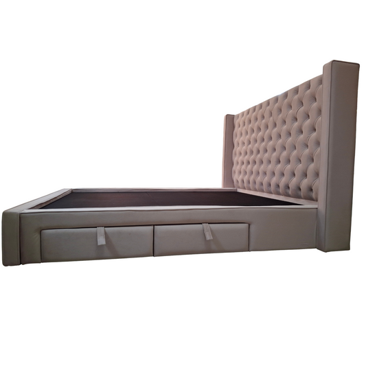 Regal Tufted Storage Bed