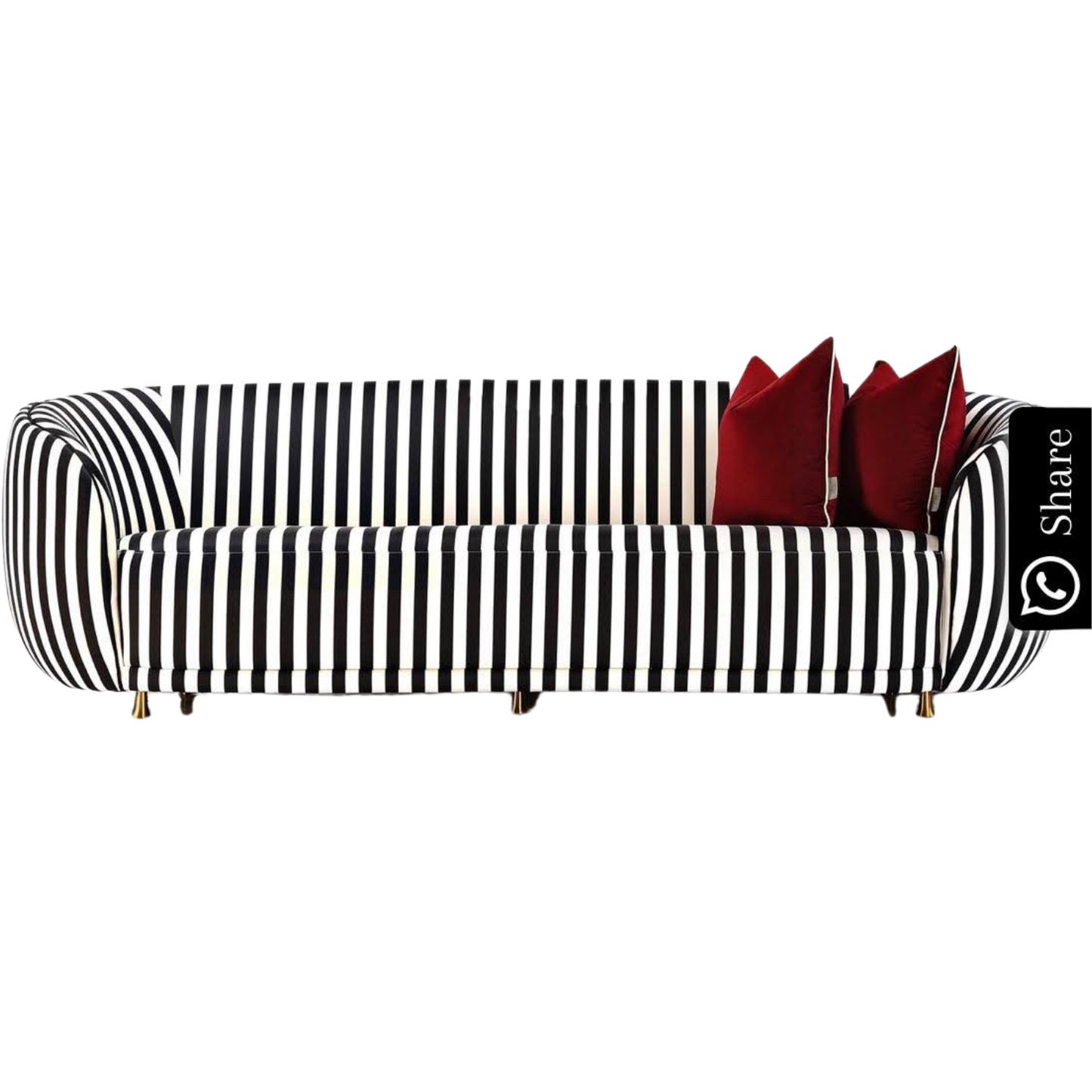 The 'Savanna' Zebra Stripe Sofa