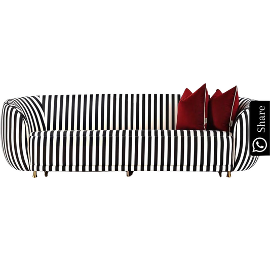 The 'Savanna' Zebra Stripe Sofa